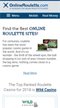 Mobile Screenshot of onlineroulette.com