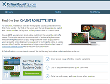 Tablet Screenshot of onlineroulette.com